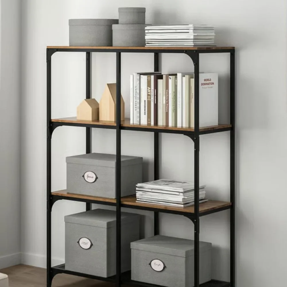 IKEA KVARNVIK Storage Box with Lid, Gray